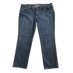 BITTEN Sarah Jessica Parker Womens Plus Size 22 Blue Jeans 30" Inseam
